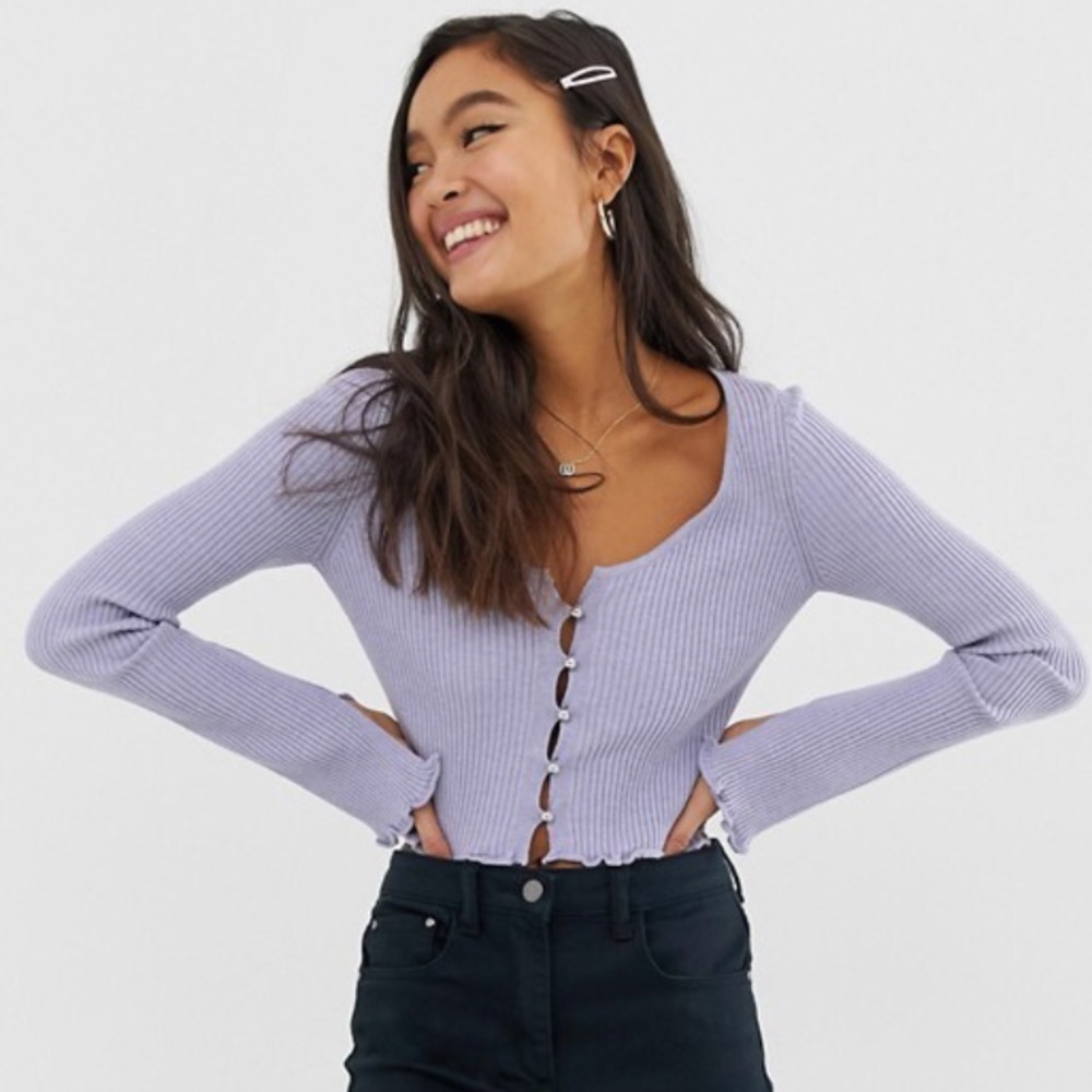 ASOS button front cardigan